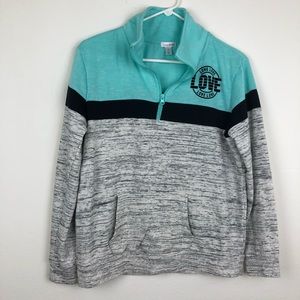 Flirtitude Zip up sweatshirt with “Love” Print